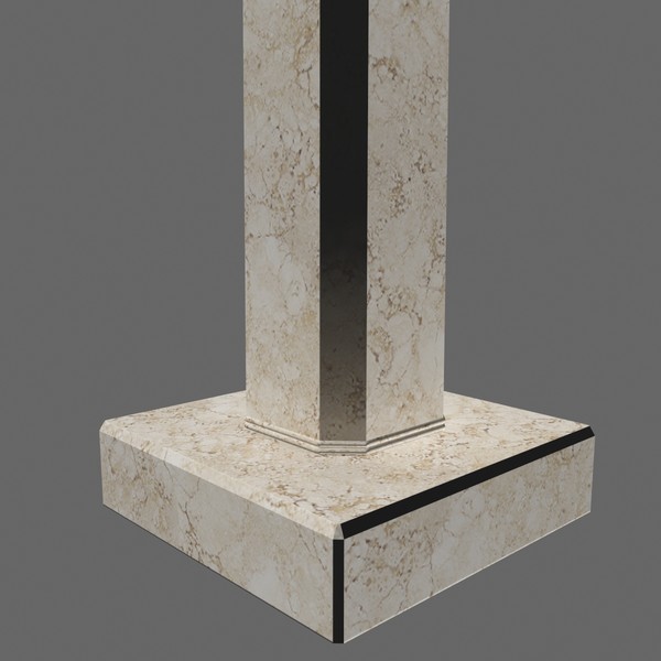 3d antiquity pillar model - Pillar 4 by Tschirner